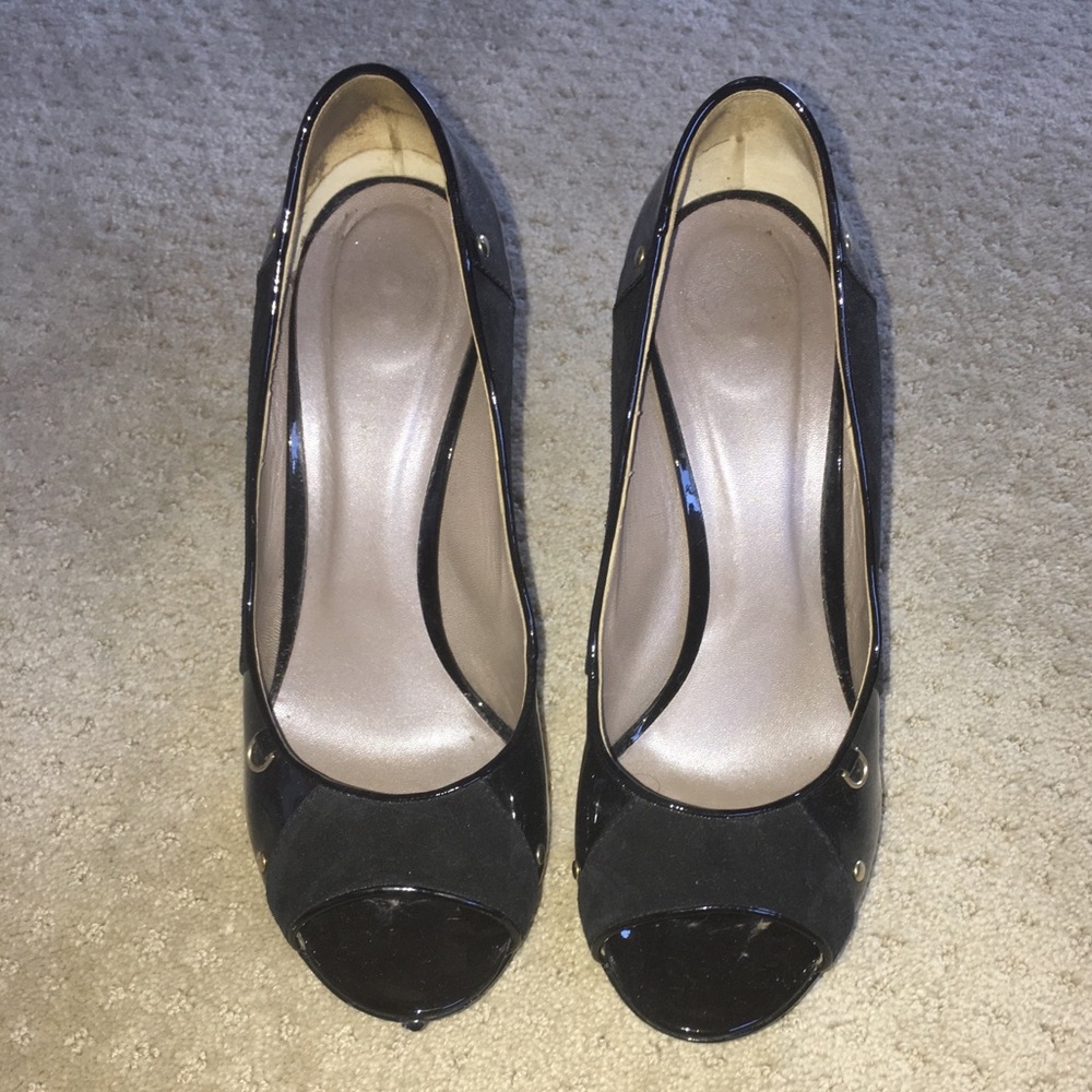 Versace black heels 👠